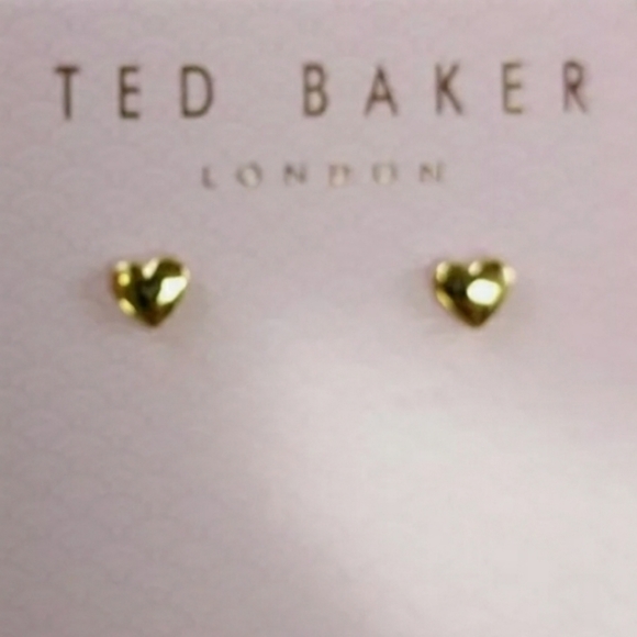 NWT 3PC Ted baker london SET Chunky heart necklace & Earrings. - Picture 10 of 14